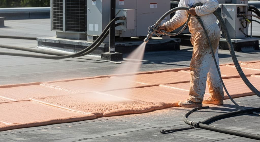 Flat Roof Sprayfoam